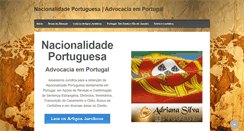 Desktop Screenshot of nacionalidadelusa.com